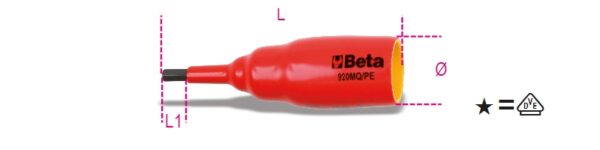 920MQ-PE 5 Imbusz-dugókulcs BETA 920MQ/PE5