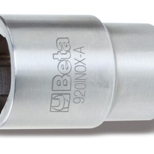 920INOX-A ​Szögletes csatlakozású, 1/2"-es negatív tájoló kulcs, hatlapú bemenettel, rozsdamentes acélból BETA 920INOX-A/14