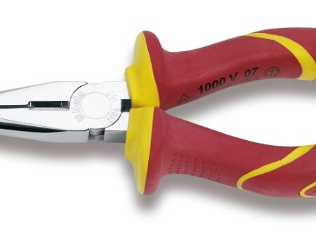 1166MQ 200 Egyenes félkerekcsőrű fogó, extra hosszú, krómozott BETA 1166MQ/200