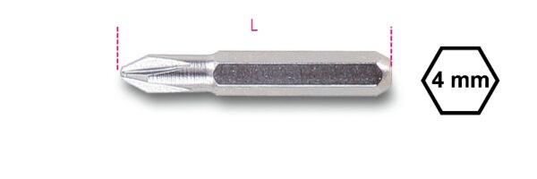 1256PH 00 Csavarhúzóbetét 4 mm Phillips®-csavarokhoz BETA 1256PH/00