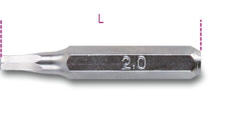 1256PE 1,3 Csavarhúzóbetét 4 mm hatszögű csavarokhoz BETA 1256PE/1,3