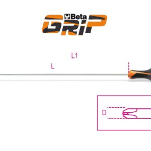 1262L 6X400 Phillips®-csavarhúzó, hosszú penge BETA 1262L/6X400