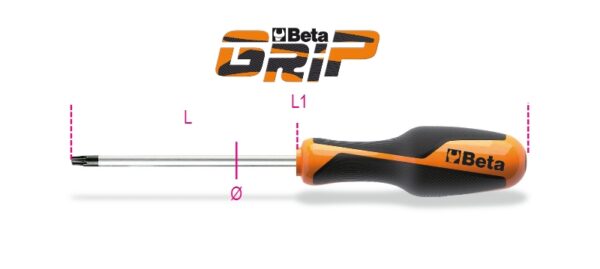 1267TX 20 Imbusz csavarhúzó Torx®-csavarokhoz BETA 1267TX/20