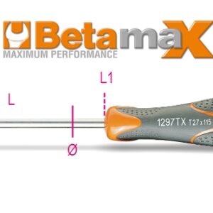 1297TX 10 Imbusz csavarhúzó Torx®-csavarokhoz BETA 1297TX/10