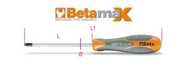 1297TX 10 Imbusz csavarhúzó Torx®-csavarokhoz BETA 1297TX/10