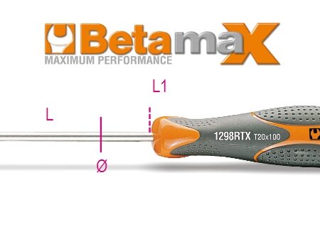 1298RTX 15 Imbusz csavarhúzó Tamper Resistant Torx®-csavarokhoz BETA 1298RTX/15