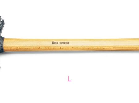 1376X 300 Szögletes fejű ácskalapács épületasztalosoknak, fanyéllel BETA 1376X/300