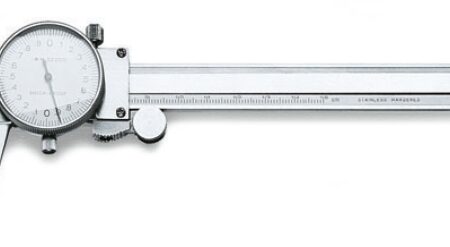 1652 Órás tolómérő nemesített acélból kemény műanyag dobozban, pontosság 0.02 mm BETA 1652