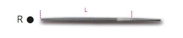 1718D6/R Kerek nagyoló reszelő markolat nélkül BETA 1718D6/R