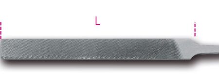 1718D8/P Lapos nagyoló reszelő markolat nélkül BETA 1718D8/P