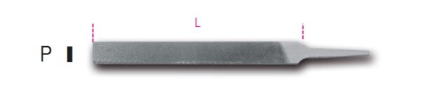 1718D8/P Lapos nagyoló reszelő markolat nélkül BETA 1718D8/P
