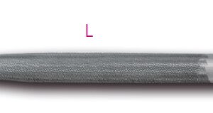 1718D10/M Félkerek nagyoló reszelő markolat nélkül BETA 1718D10/M