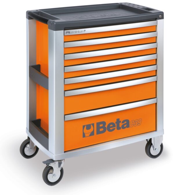 C39/7 - 3900 Szerszámkocsi hét fiókkal BETA C-39 R7"+ÓRA"