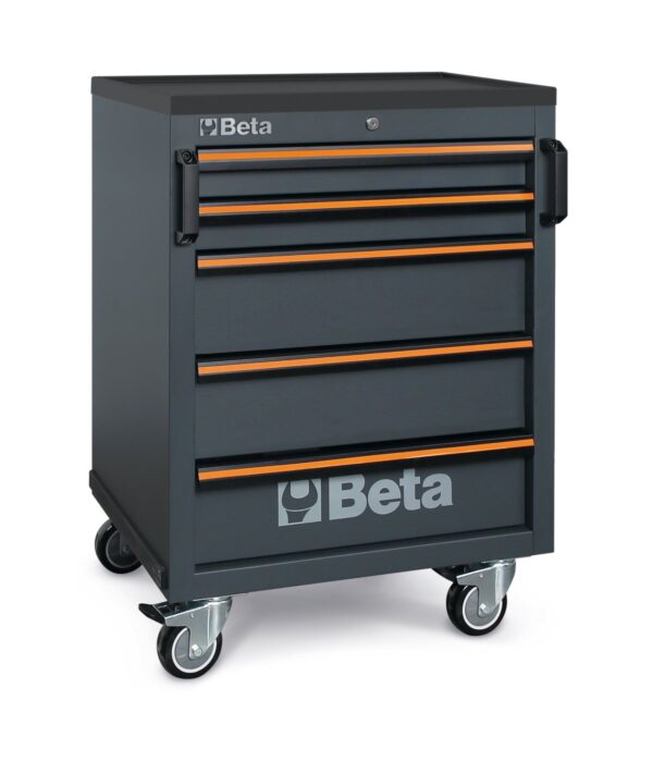 C45PRO 2.0 C5 5 fiókos szerszámkocsi a C45PRO 2.0 műhelyberendezés összeállításhoz BETA C45PRO 2.0 C5