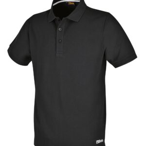 7552N L Három gombos pólóing, piqué pamut, 200 g/m2, fekete BETA 7552N L