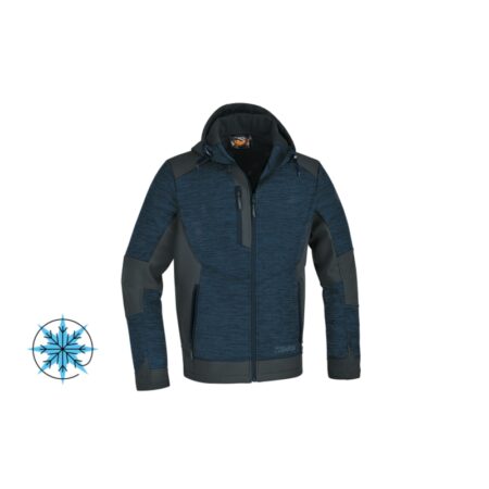 7637B XS polár kapucnis felső softshell betétekkel BETA 7637B XS