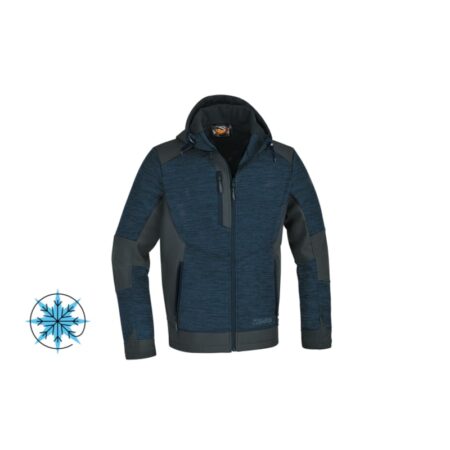 7637B XXL polár kapucnis felső softshell betétekkel BETA 7637B XXL