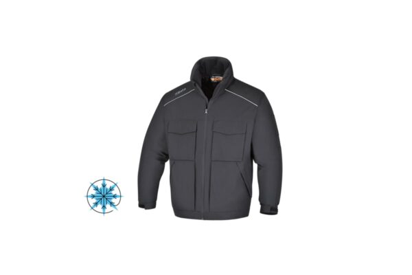 7750N/XXXXL Bomber munkadzseki, sokzsebes,
100% poliészter, 100% poliészter vattázás,
120 g/m2, fekete BETA 7750N/XXXXL