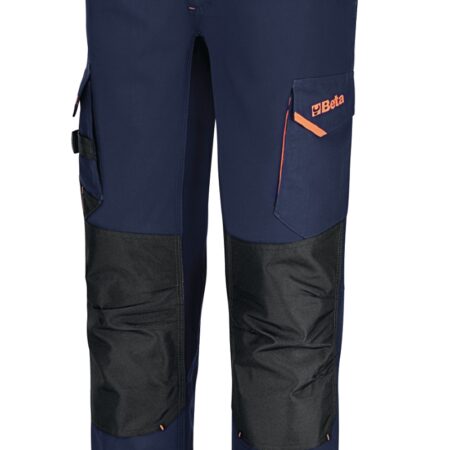 7818BL Sokzsebes munkanadrág elasztikus szövet betétekkel XL BETA  7818BL/XL
