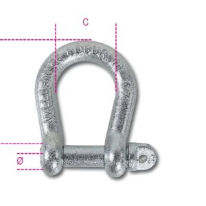 8028-K ívelt emelőkengyel szénacél horganyzott ROBUR 8028-K/16