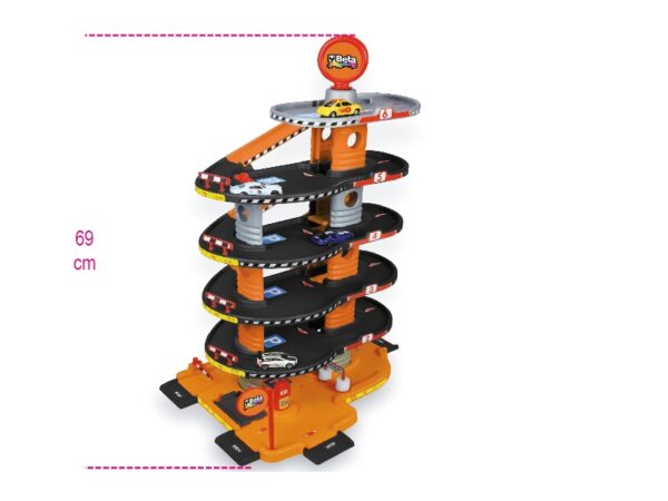 9548G "Kinder Garage" 6 szintes, autómosóval, lifttel és rámpákkal
   BETA 9548/G