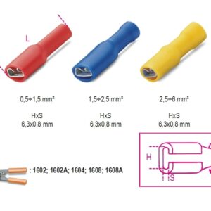 BM00191 Szigetelt gyorskötésű hüvely BM00191