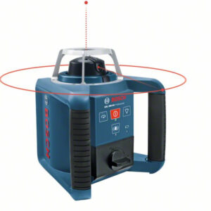 BOSCH GRL 300 HV Forgólézer + LR 1 Lézervevő + RC 1 Távirányító + WM 4 Tartó