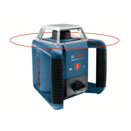 BOSCH GRL 400 H Forgólézer + LR 1 Lézervevő