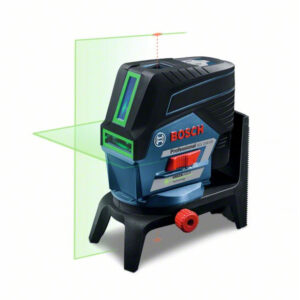 BOSCH GCL 2-50 CG zöld Kombilézer (1 x 2,0 Ah akku) + RM 2 Tartó + BM 3 Fali tartó