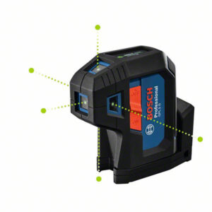 BOSCH Építési lézer 5 pontos zöld GPL 5 G IP65