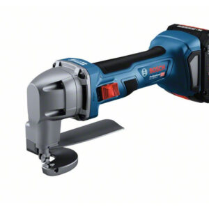 BOSCH GSC 18V-16 E Akkus Lemezvágó olló (2 x akku ProCORE18V 4.0 Ah, gyorstöltő GAL 18V-40, L-BOX