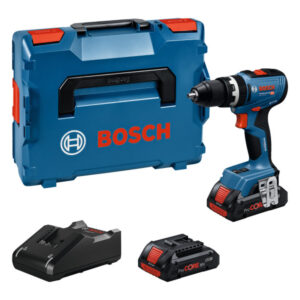BOSCH Akkus ütvefúró-csavarozó GSB 18V-65 L-BOXX-ban (2 x 4,0 Ah akku + töltő)