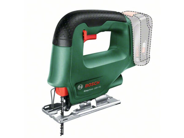 BOSCH Akkus dekopírfűrész EasySaw 18V-70 kengyelfogantyús (akku és töltő nélkül)
