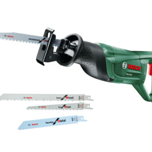 BOSCH Szablyafűrész PSA 700 E + 3 részes fűrészlap készlet / 710 W