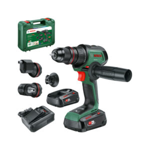 BOSCH Akkus fúrócsavarozó AdvancedDrill 18V-80 Quicksnap + adapterek 78 Nm (2 x 2,5 Ah akku + töl