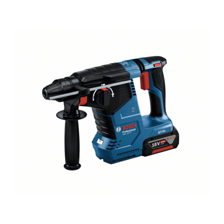 BOSCH Akkus fúrókalapács GBH 187-LI kofferben (2 x 5,0 Ah akku + gyorstöltő)