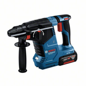 BOSCH Akkus fúrókalapács GBH 187-LI kofferben (2 x 5,0 Ah akku + gyorstöltő)