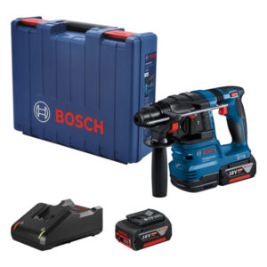 BOSCH Akkus fúrókalapács GBH 185-LI kofferben (1 x 4,0 Ah akku + gyorstöltő) SDS-Plus