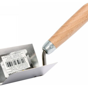 VOREL Kőműves kanál sarok belső inox 80/60/60