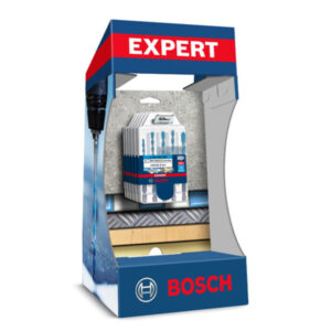 BOSCH EXPERT HEX-9 Univerzális fúrószár készlet 5 részes (6 db) pultra helyezhető display-ben