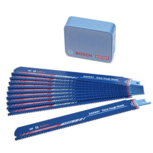 BOSCH EXPERT Szablyafűrészlap fémre S 1155 CHC 225 mm / 8TPI karbidfogas (10 db) + JBL