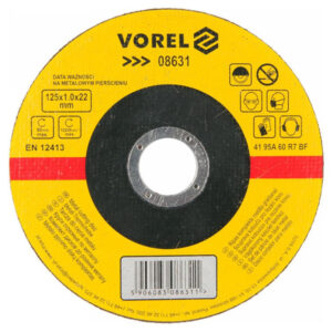 VOREL Vágókorong fémre 125 x 1,0 x 22,2 mm