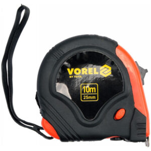 VOREL Mérőszalag 10 m x 25 mm gumírozott