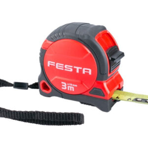 FESTA Mérőszalag 3 m x 16 mm gumírozott mágneses