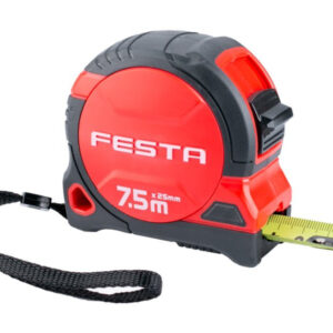 FESTA Mérőszalag 7,5 m x 25 mm gumírozott mágneses