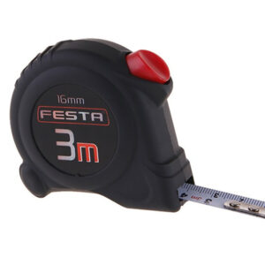 FESTA Mérőszalag 3 m x 16 mm, gumírozott