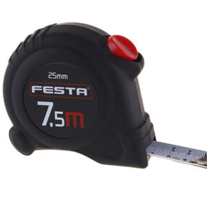 FESTA Mérőszalag 7,5 m x 25 mm, gumírozott