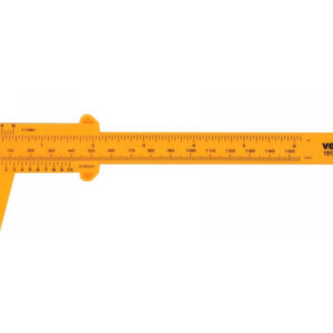 VOREL Műanyag tolómérő 150 mm / 0,5 mm