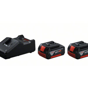 BOSCH Akkumulátor szett GBA 18V / 2 x 4,0 Ah akku + GAL 18V-40 gyorstöltő