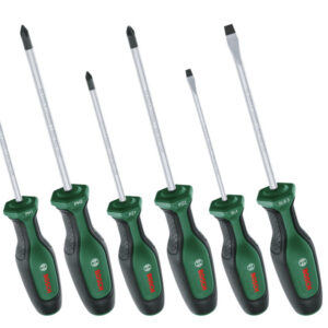 BOSCH Csavarhúzó készlet 6 részes S2 (PH, PZ, SL)